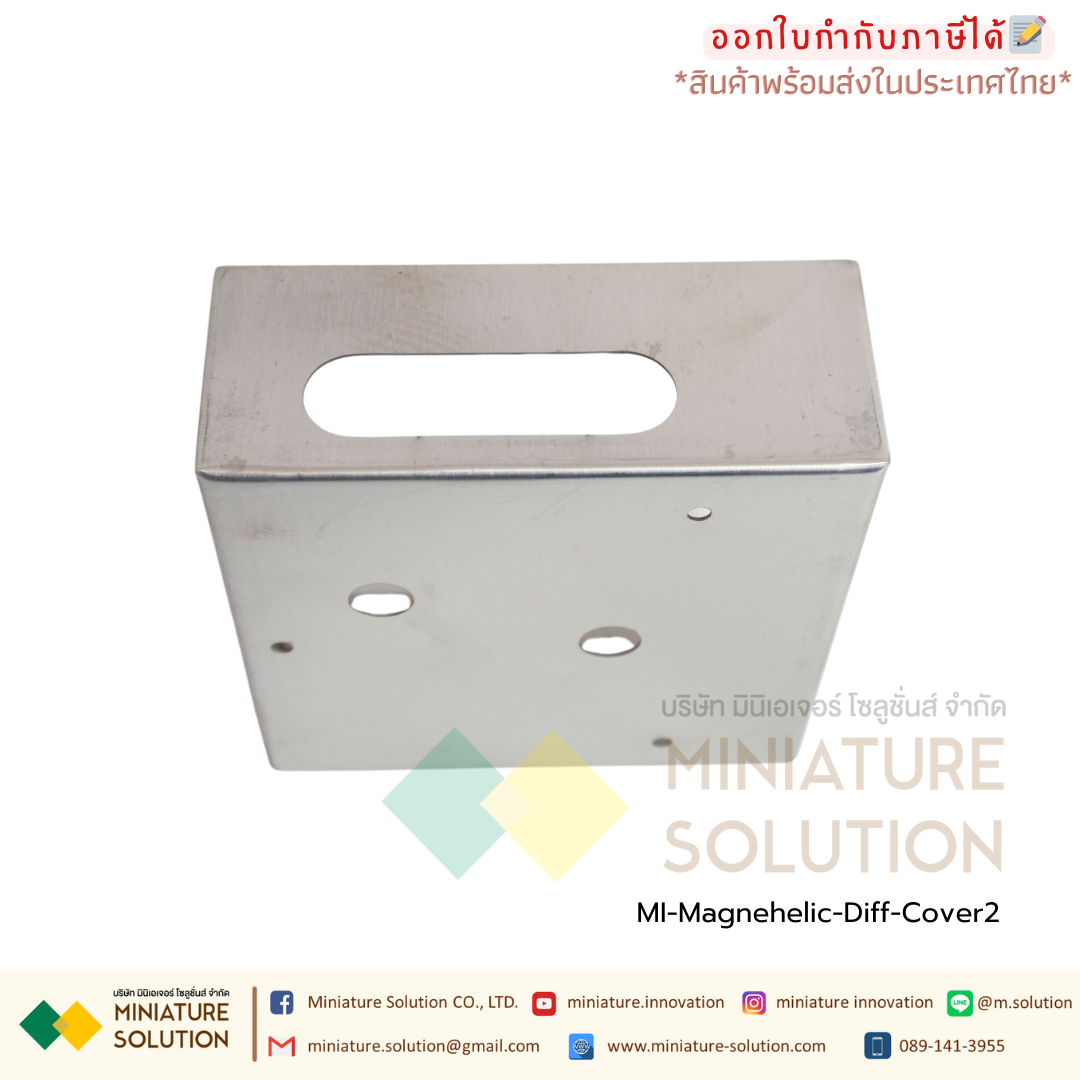 สำหรับยึดเกจวัดความดัน 2000 วัดแรงดันห้องแยกโรค (Plate Stainless) (Cover สีขาว) (Cover 2 Stainless)