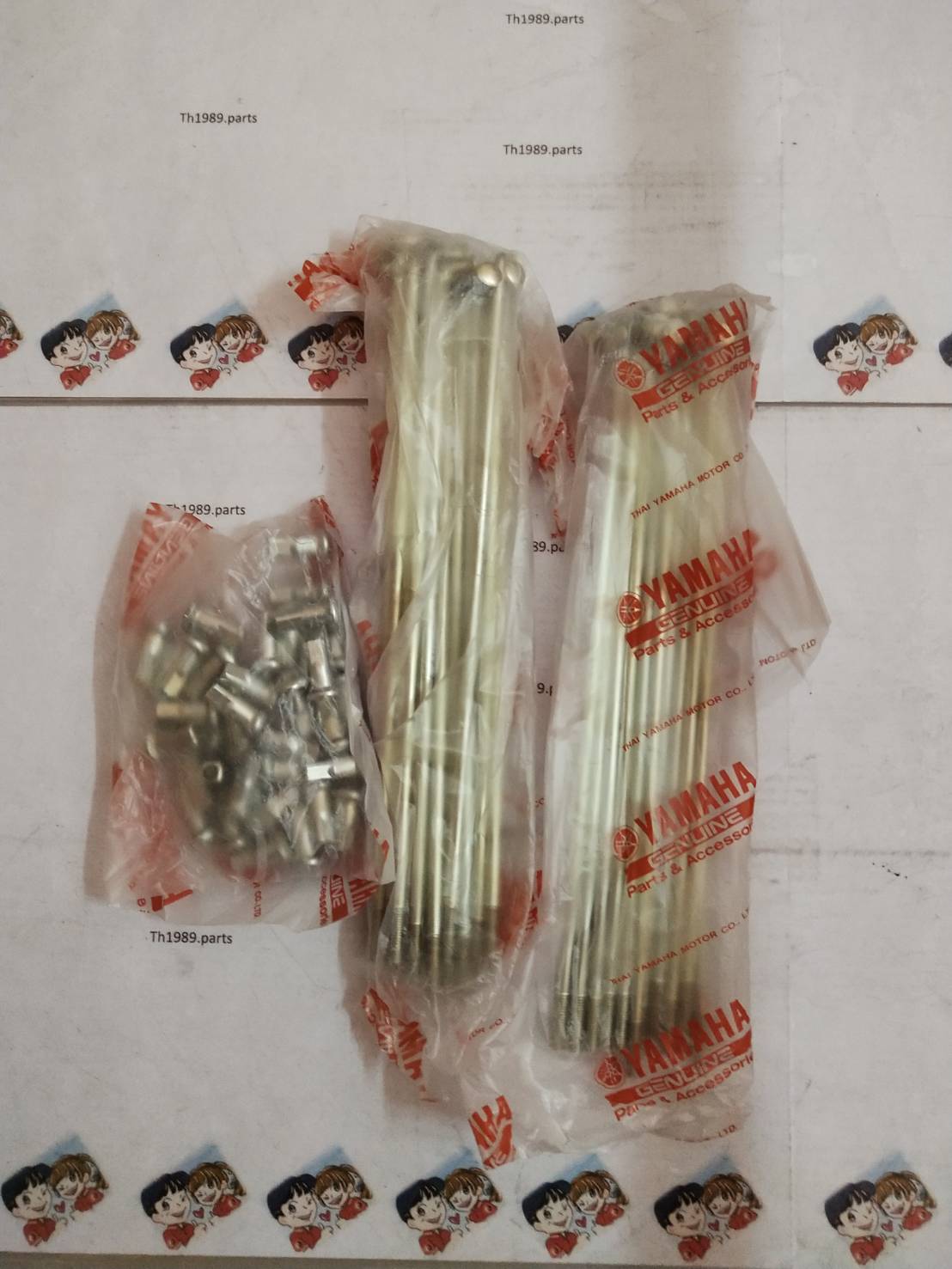 ซี่ลวดหน้า สำหรับรุ่น NOUVO MX อะไหล่แท้ YAMAHA 1P7-F5104-00
