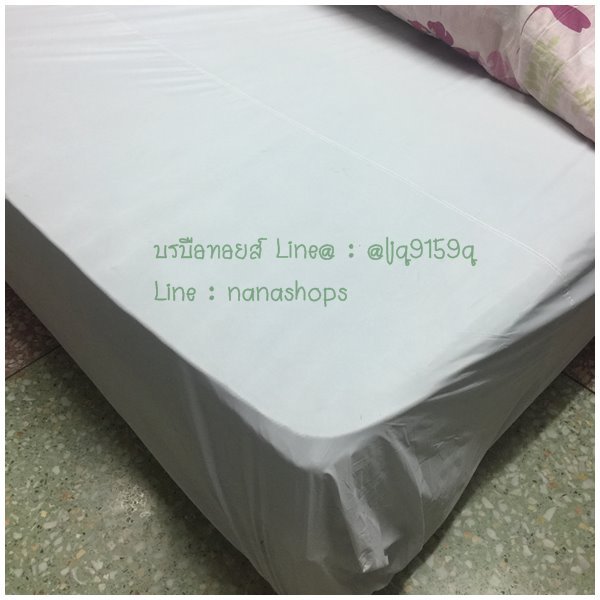 ผ้ารองที่นอนกันน้ำ แบบยางรัดมุม กันน้ำ 100%