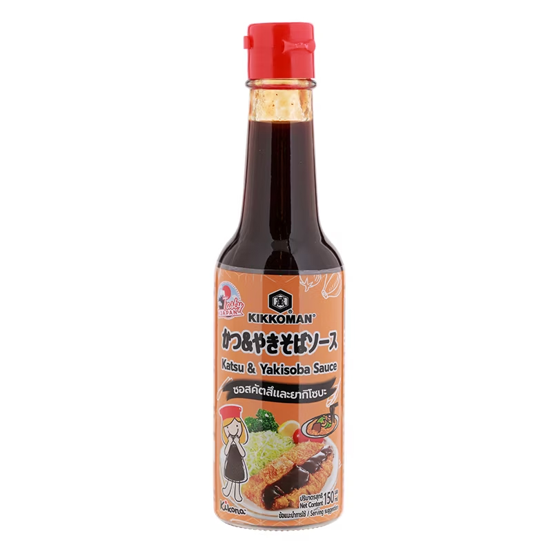 Kikkoman Katsu &Yakisoba Sauce คิดโคแมนเทสตี้แจแปน ซอสคัตสึ ยากิโซบะ 150 ml. (05-8195)