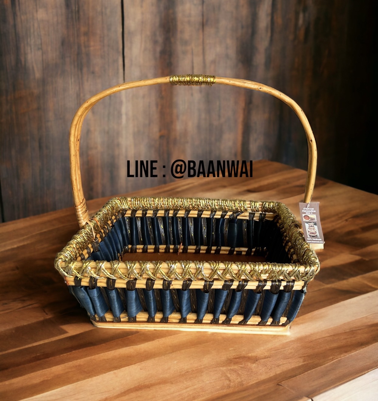 กระเช้า Code-005 VIP ทรงเหลี่ยม