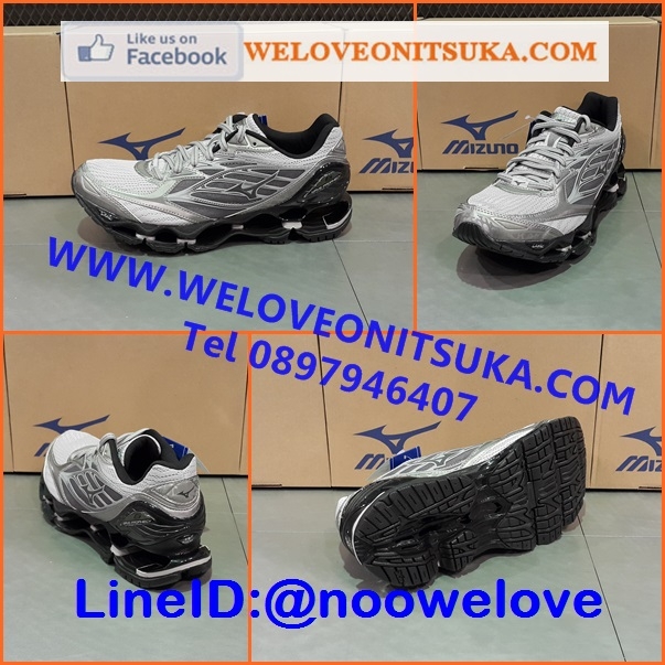 Mizuno Wave Prophecy6 Nova สีเทา สุดยอดรองเท้าวิ่งออกกำลังกาย ยอดนิยม รองรับแรงกระแทกอย่างดี สีสวย ใส่สบายเท้า สวย น่าใช้ J1GC171704