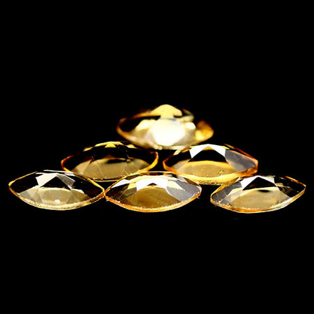 พลอยซิทริน (Citrine) 1.81 กะรัต 8 ชิ้น
