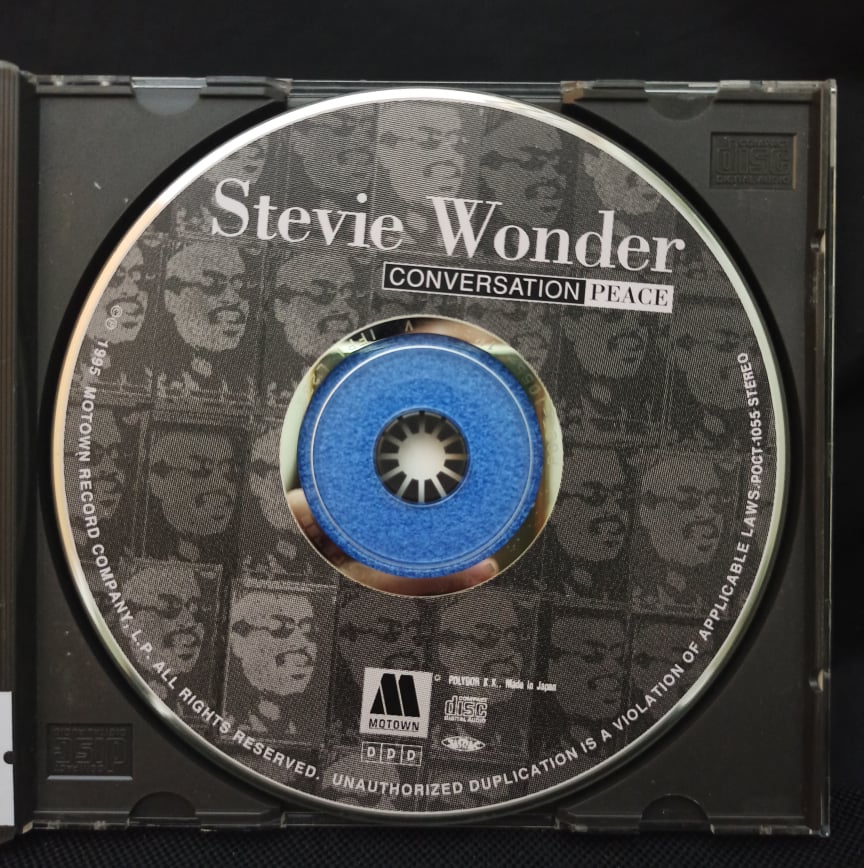 Stevie Wonder – Conversation Peace / JAPAN / แผ่นเป็นรอย / มี Obi