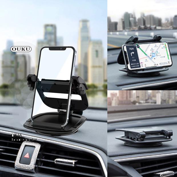 Ouku Ok16 ที่วางโทรศัพท์ 360 องศา Multifunction Gravity Car Phone Holder For Phone Holder Car Mobile Phone Mount รถยนต์