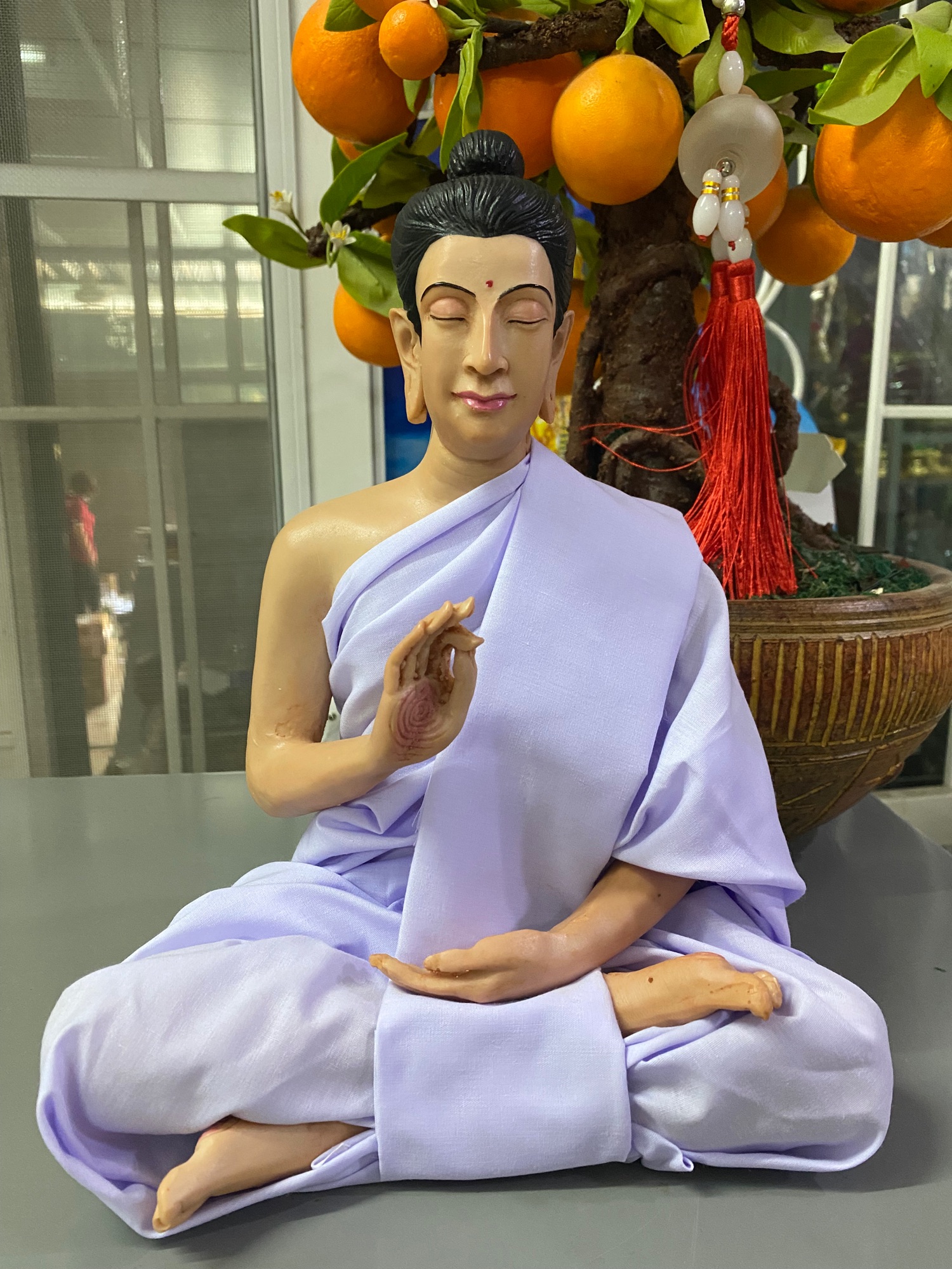 พระพุทธเจ้า หน้าตัก9นิ้ว สูง 11 นิ้ว