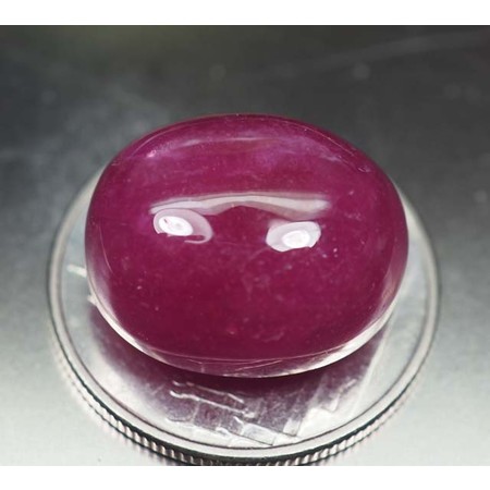 พลอยทับทิม (Ruby) 22.45 กะรัตสีแดงชมพู
