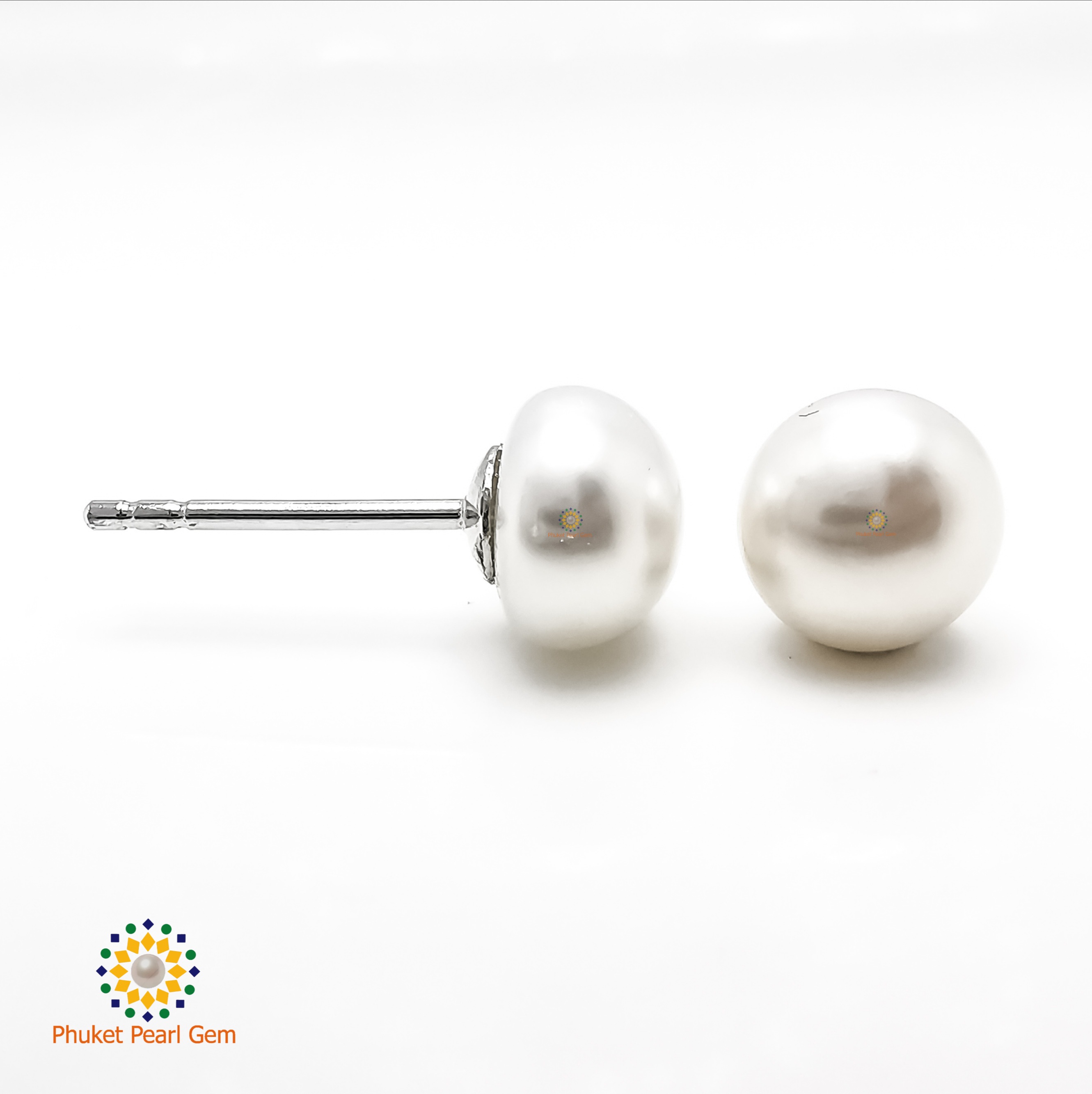 มุกแท้ ต่างหูมุกคลาสสิค 8 มิล ขนาดดึงดูดสายตา สวยเด่นเลอค่า