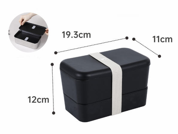 ปิ่นโต2ชั้น,ปิ่นโตพลาสติก,ปิ่นโตพลาสติกสองชั้น