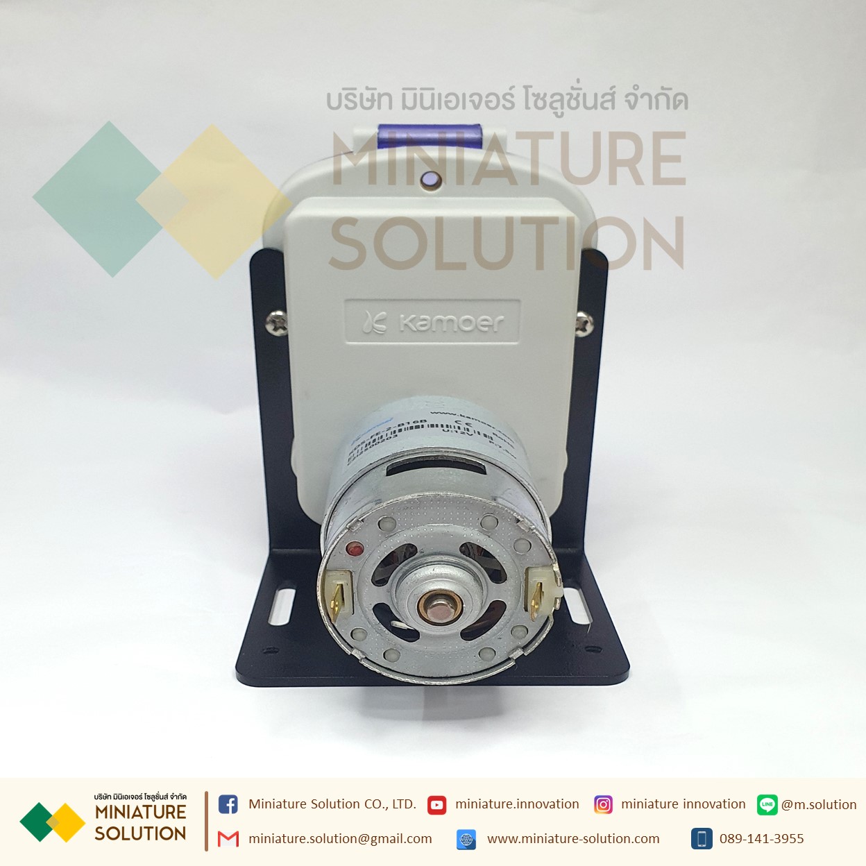 Kamoer Motor Peristaltic Dosing Pump ปั๊มปุ๋ย ปั๊มสารเคมี เกรดอุตสาหกรรม Dosing Liquid Transfer (KDS-FE-2- B16B) (12V7.5W)