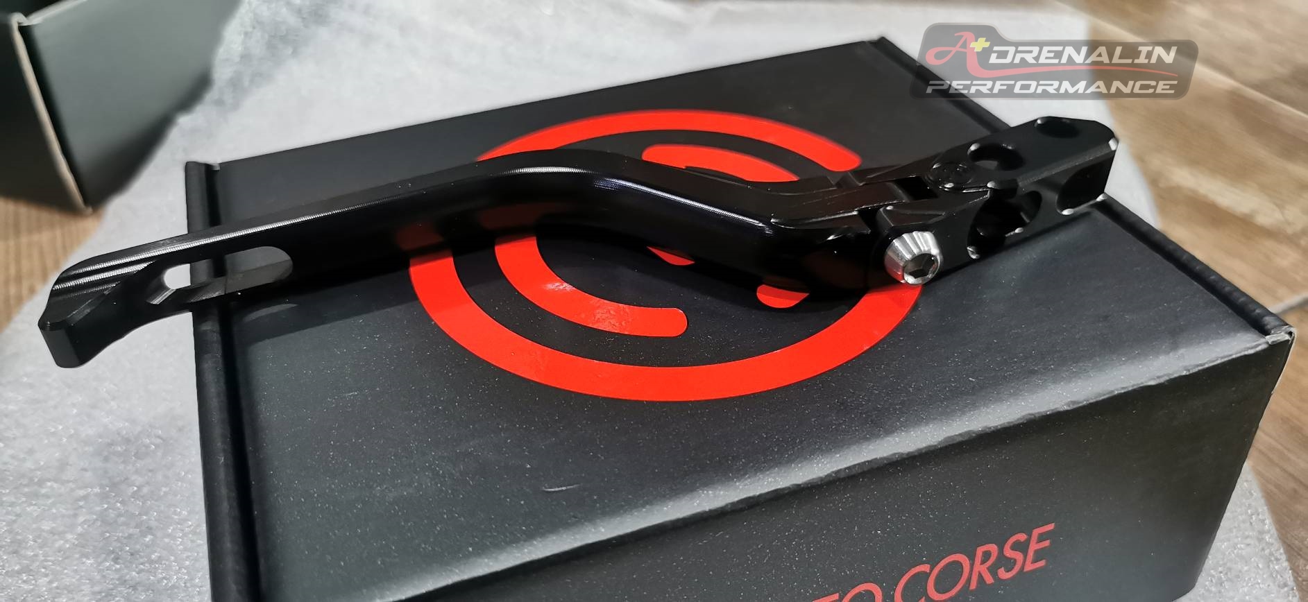 motocorse ก้านเบรค สำหรับ M937 ราคา/ข้าง สำหรับปั๊ม Brembo racing โลโก้แดง รอสซี่ เบอร์ 19x18 ของแท้ italy