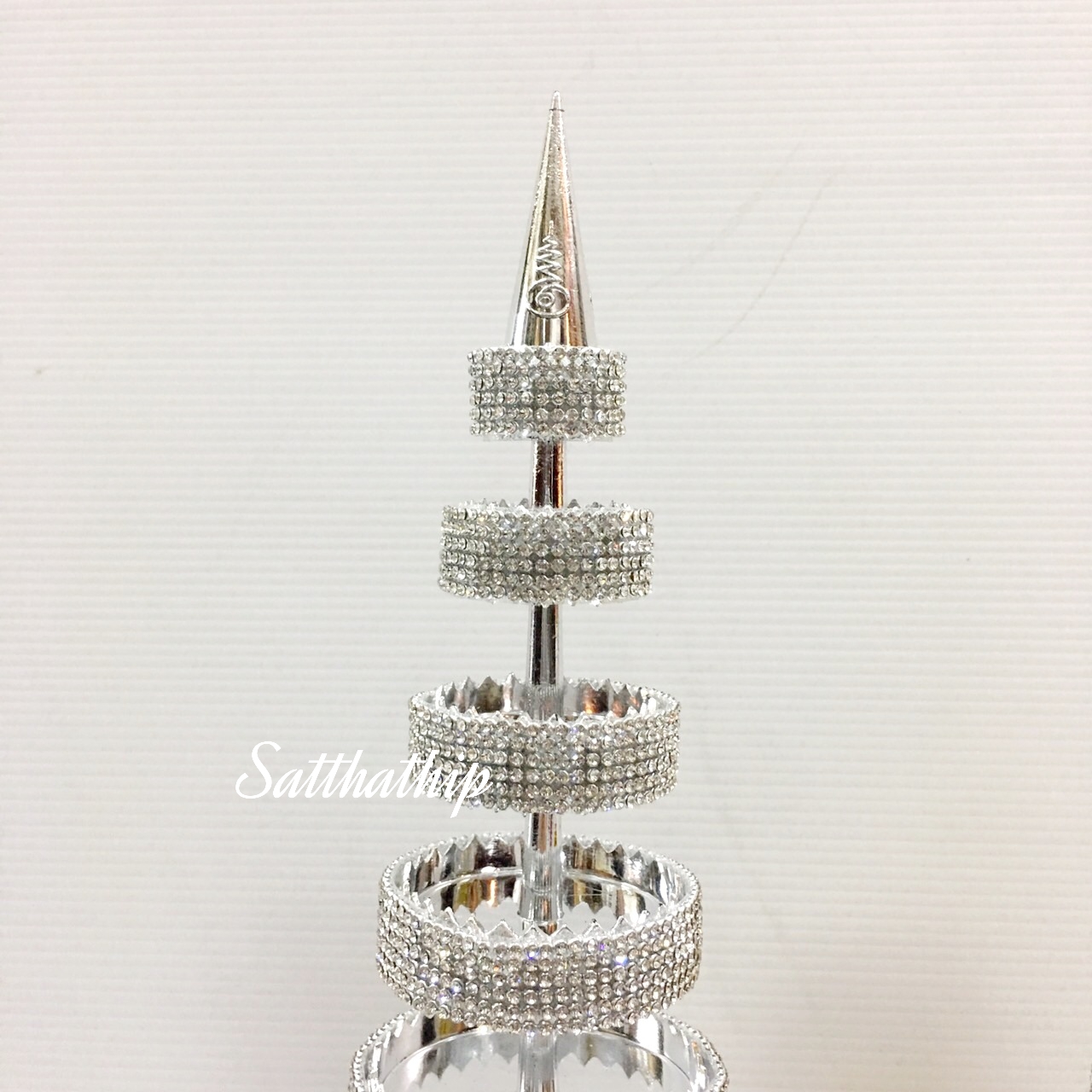 สูง 51 ซม. l ฉัตร - ฉัตรเงินทอง - ฉัตร 9 ชั้น