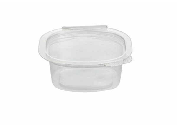 กระปุกน้ำจิ้ม TL 1 ออนซ์ +ฝาในตัว PET (50 ใบ/ห่อ) (09-5623)