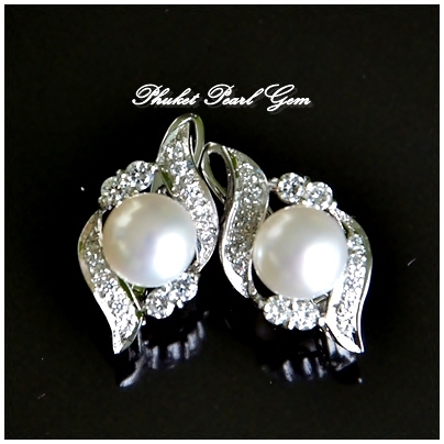 Phuket Pearl Gem - Pearl Earring ต่างหูมุกแท้