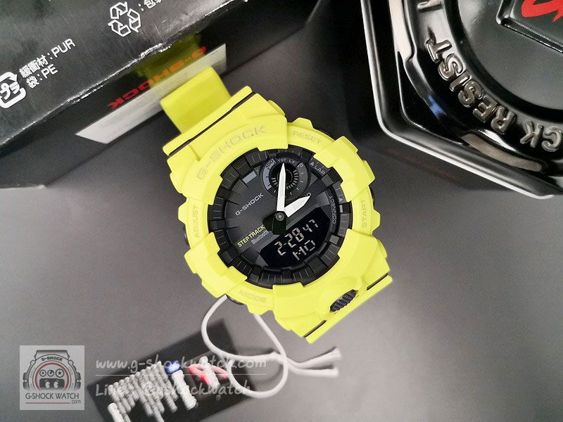 CASIO G-SHOCK นาฬิกาข้อมือ นาฬิกากันน้ำ นาฬิกาของแท้ ประกันศูนย์ CMG 1 ปี รุ่น GBA-800-9A