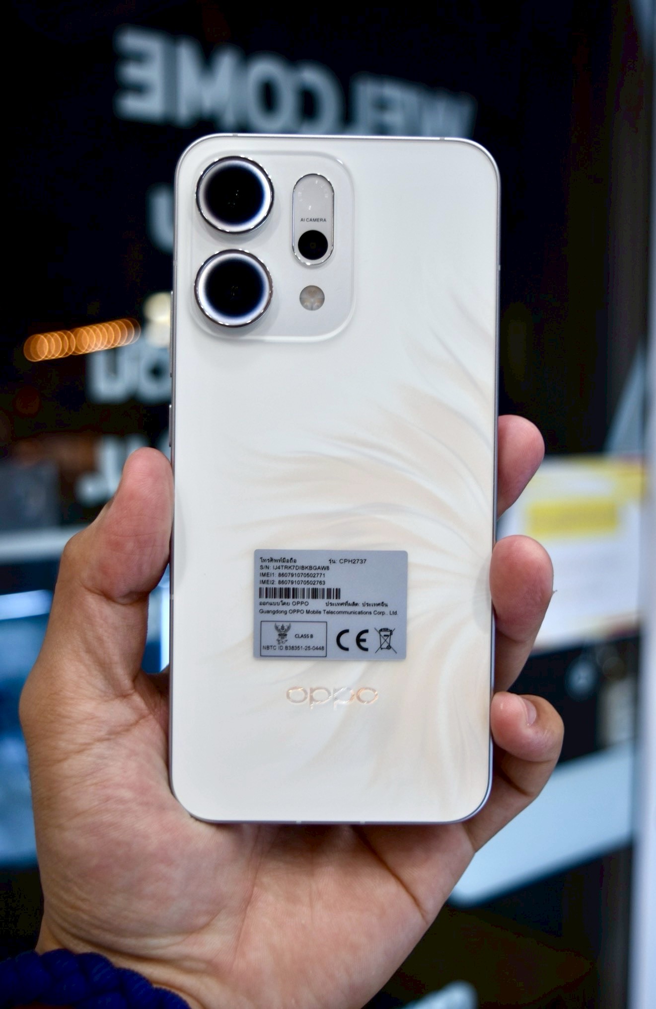 OPPO Reno14 (5G) 12/256GB สี Opal White