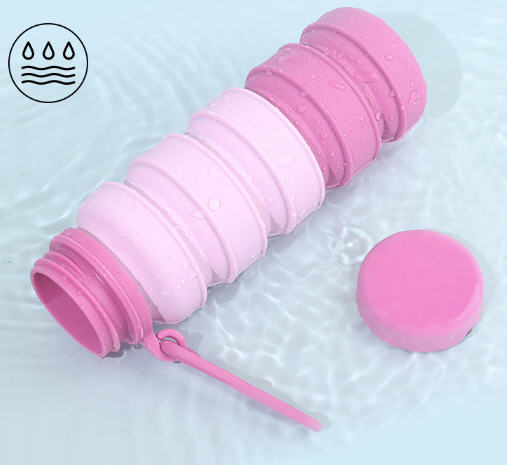 ขวดน้ำซิลิโคนพกพา,กระติกน้ำซิลิโคน,สกรีนโลโก้