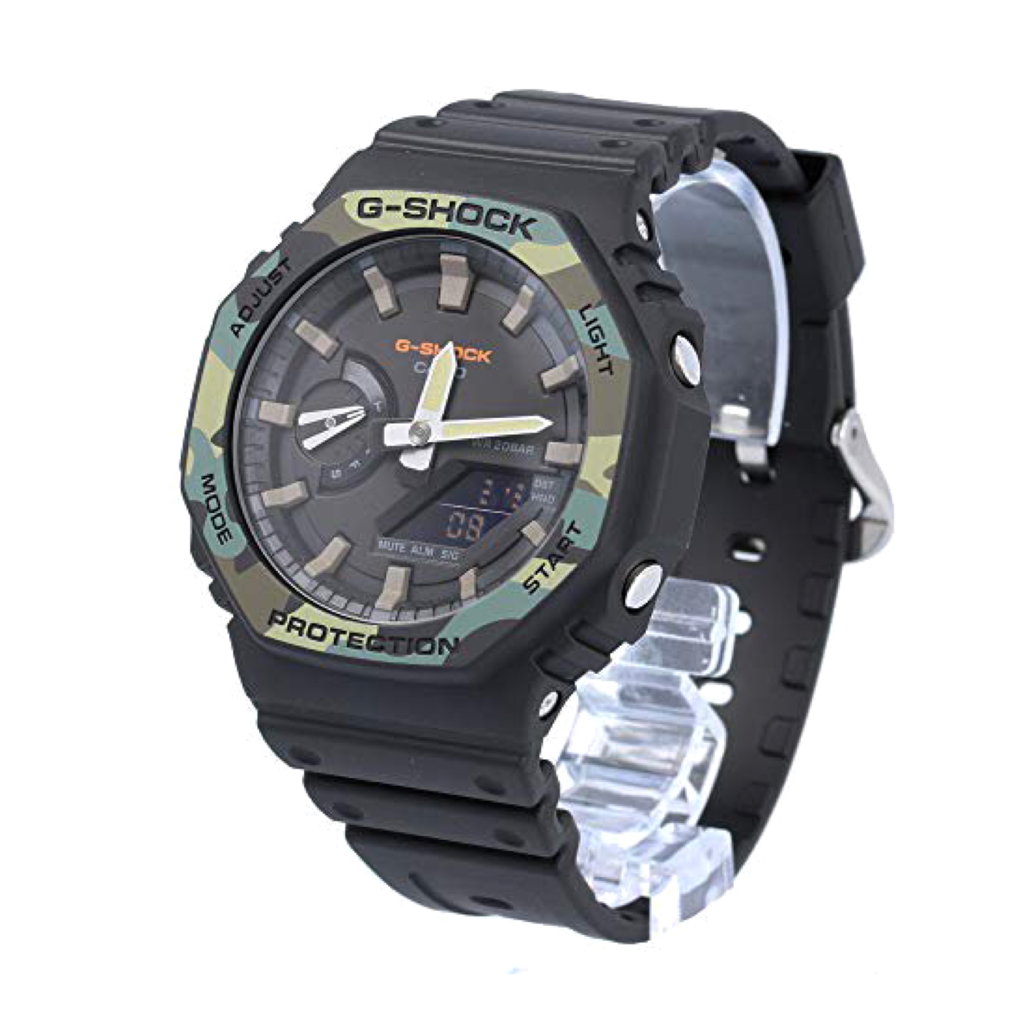 CASIO G-SHOCK นาฬิกาข้อมือ นาฬิกากันน้ำ นาฬิกาของแท้ ประกันศูนย์ CMG 1 ปี รุ่น GA-2100SU-1A