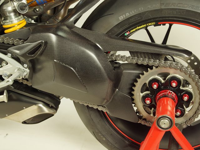 Carbonworld ครอบสวิงอาร์ม สำหรับ Panigale V4