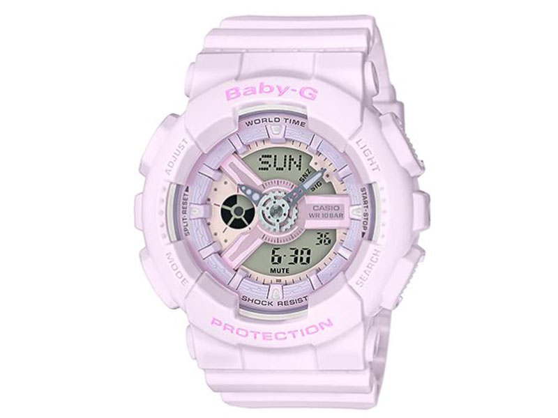 CASIO BABY-G นาฬิกาข้อมือ นาฬิกากันน้ำ นาฬิกาของแท้ ประกันศูนย์ CMG 1 ปี รุ่น BA-110-4A2