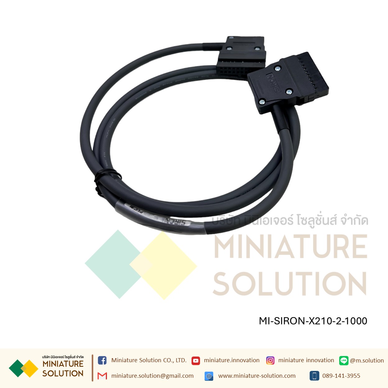 SIRON X210 สายเชื่อมต่อกับ T001 T022 กับ PLC CJ1W FX1NC FX2NC MITSUBISHI/Q SERIES QX41/42