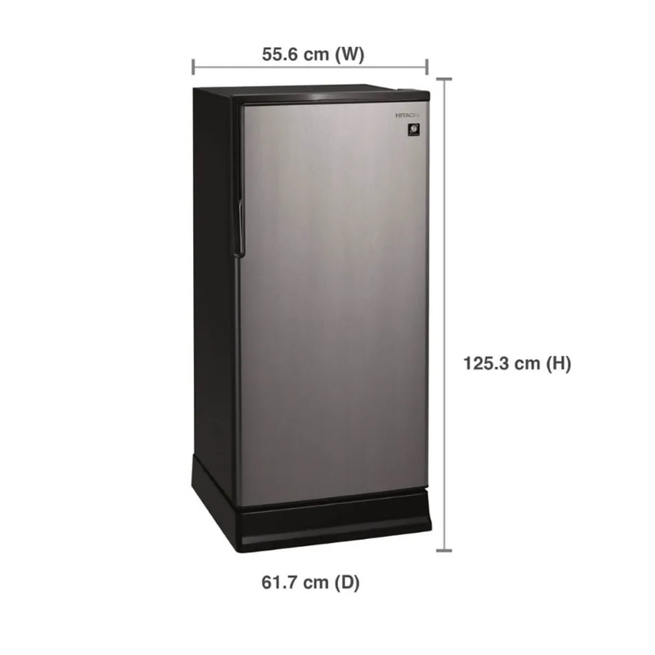 ตู้เย็น1ประตู ฮิตาชิHITACHI 6.6 คิว รุ่น HR1S5188MN