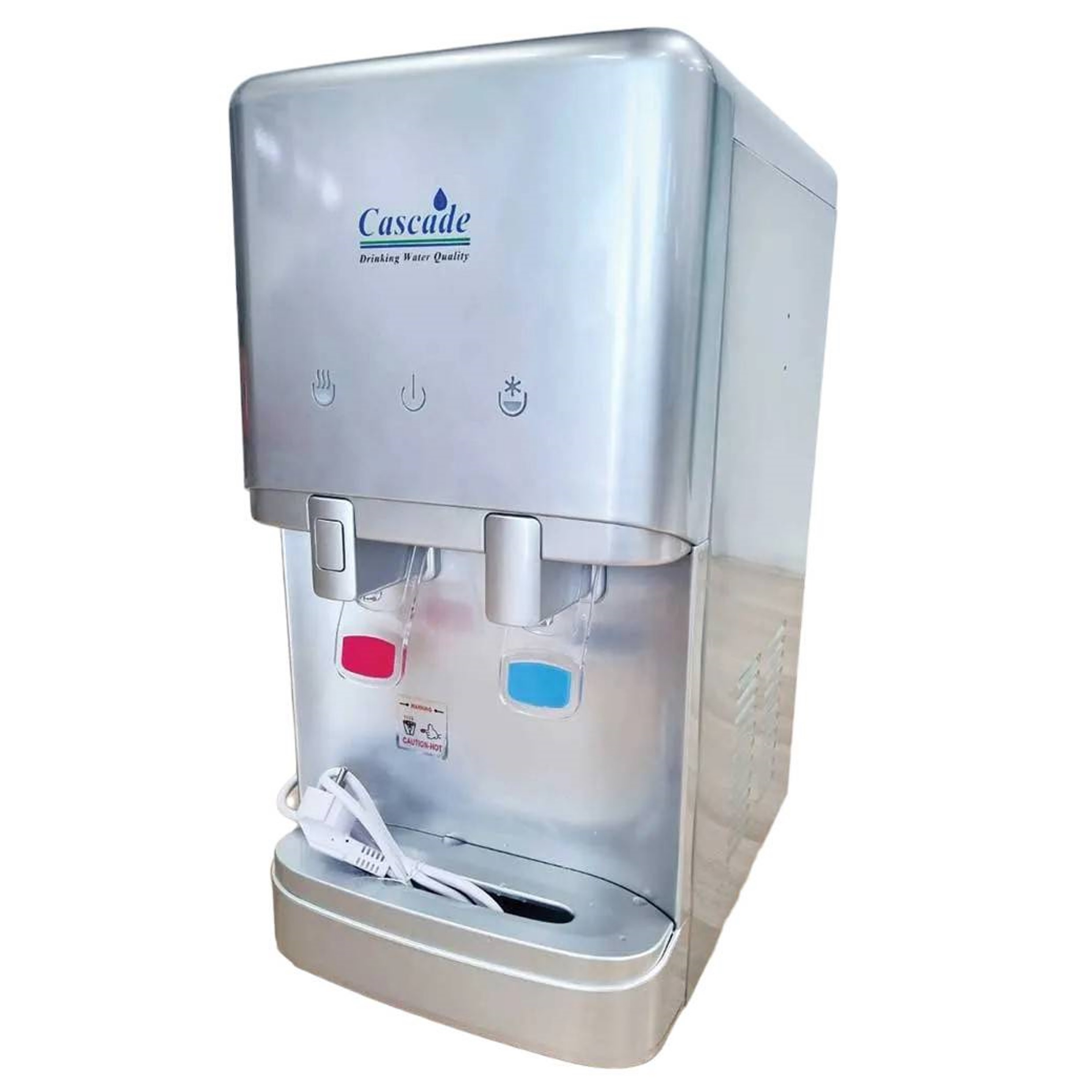 เครื่องกรองน้ำดื่มร้อน-เย็น แบบเค้าเตอร์ ท็อป Cascade ระบบ RO 4 ขั้นตอน