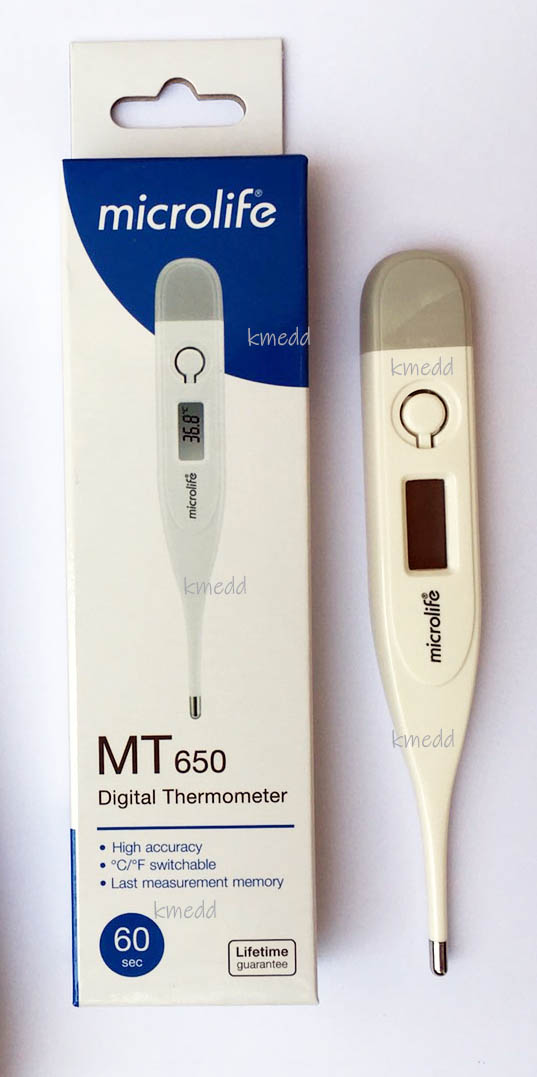 ปรอทวัดไข้แบบดิจิตอล ไมโครไลฟ์ Microlife ที่วัดไข้ MT650 (ส่งฟรี)