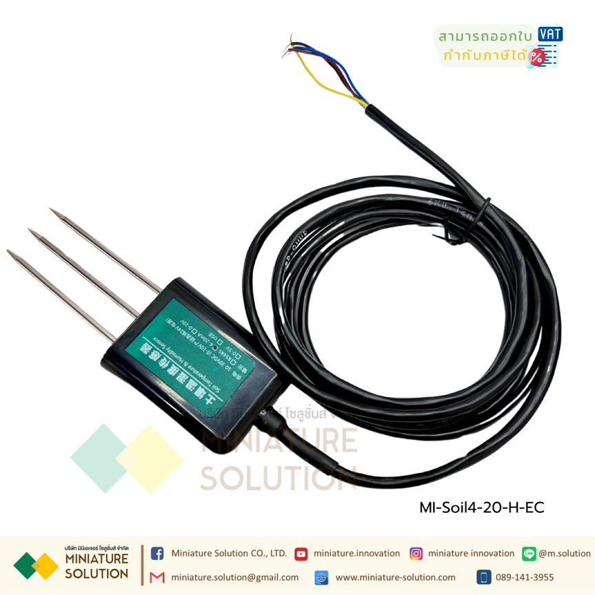 4-20mA Soil moisture + conductivity
