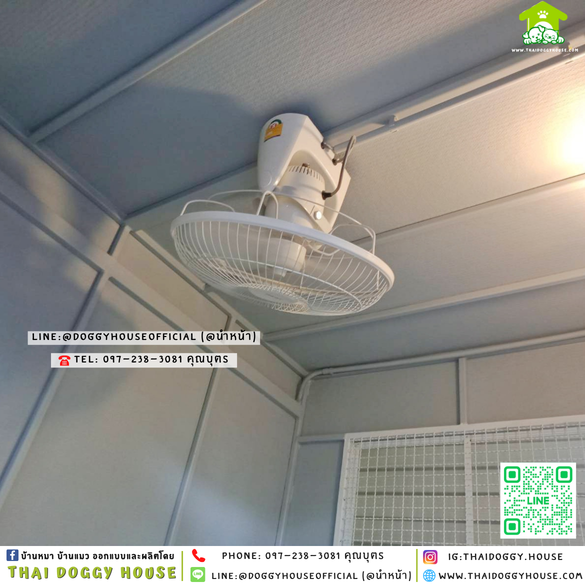 🏡บ้านหมา มุ้งลวด แบบบ้าน 𝐁𝐨𝐱 𝐒𝐭𝐲𝐥𝐞 ✨