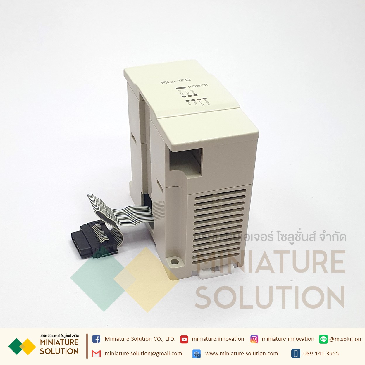 PLC Mitsu รุ่น FX2N-1PG PULSE GENERATOR UNIT สามารถเชื่อมต่อกับ FX0N, FX1N, FX2N, FX2NC, FX3G, FX3GC, FX3U