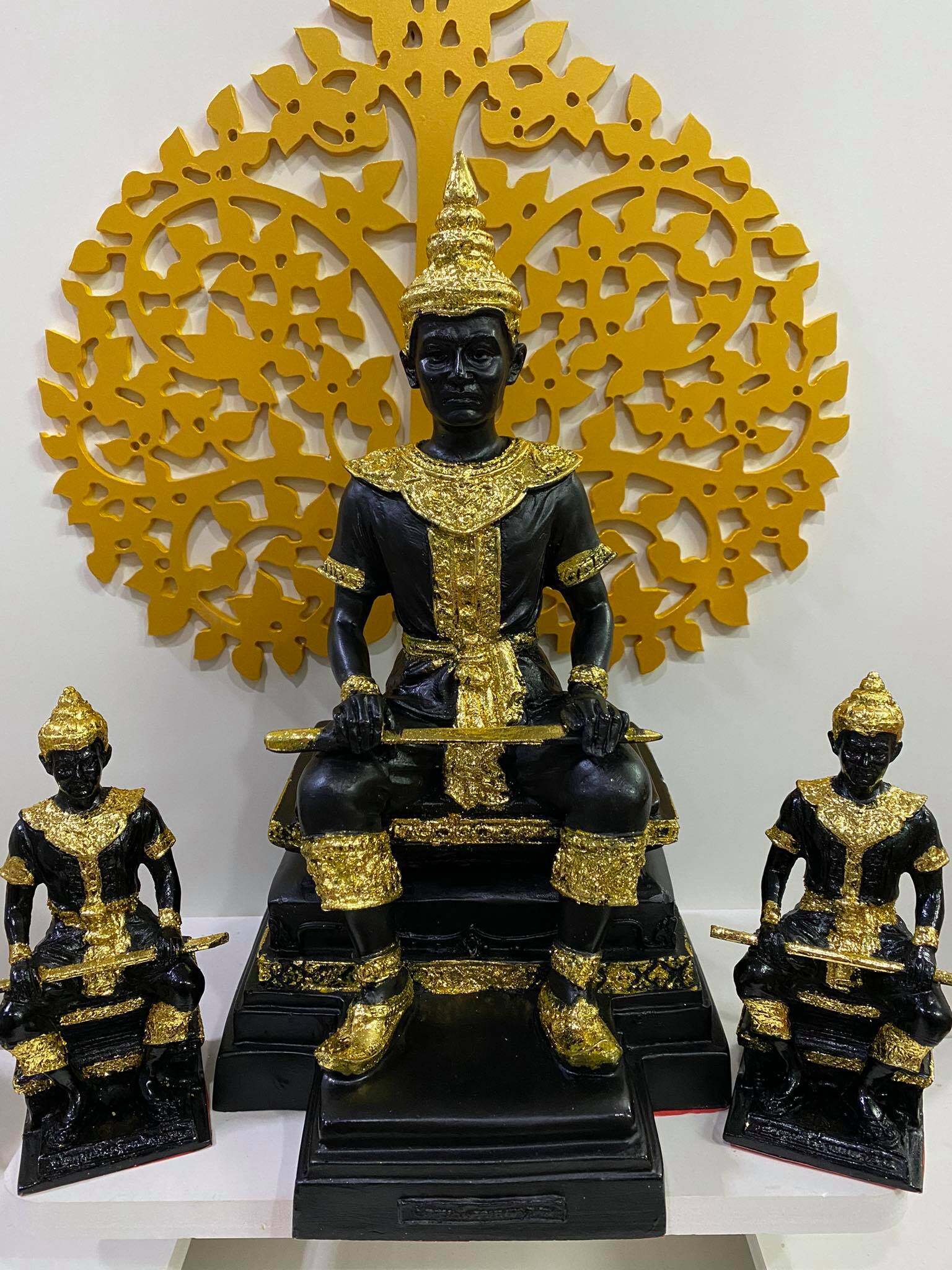 พ่นขุนเม็งราย พญามังราย สูง 11 นิ้ว