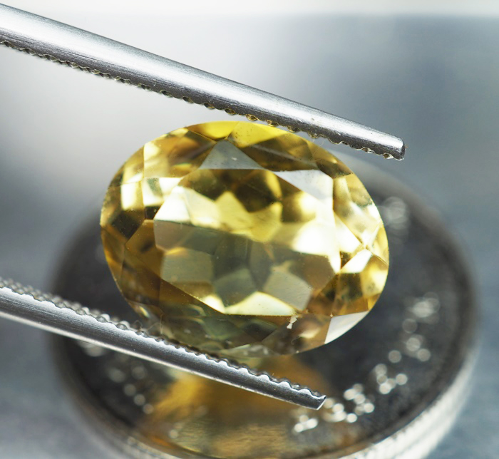 พลอยแท้ซิทริน (Citrine) 4.75 กะรัต