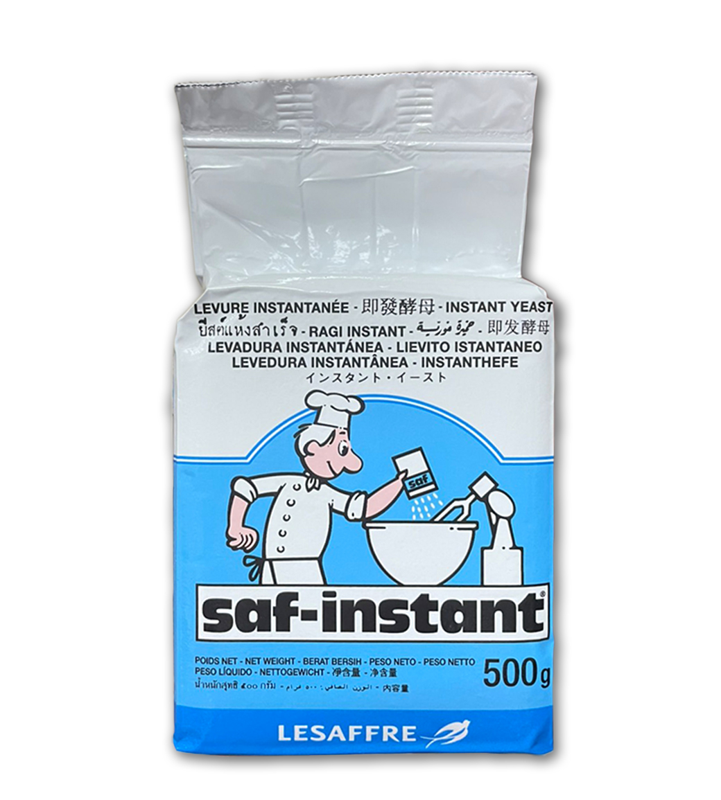 ยีสต์ตรานก สีฟ้า ขนาด 500 กรัม Saf-Instant Yeast Instant Yeast (for sweet dough) สำหรับขนมปังหวาน (06-7559)