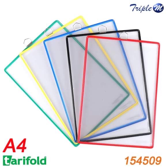 ซองเอกสารชนิดแขวน A4 แนวตั้ง คละสี เทอริโฟลด์ 154509