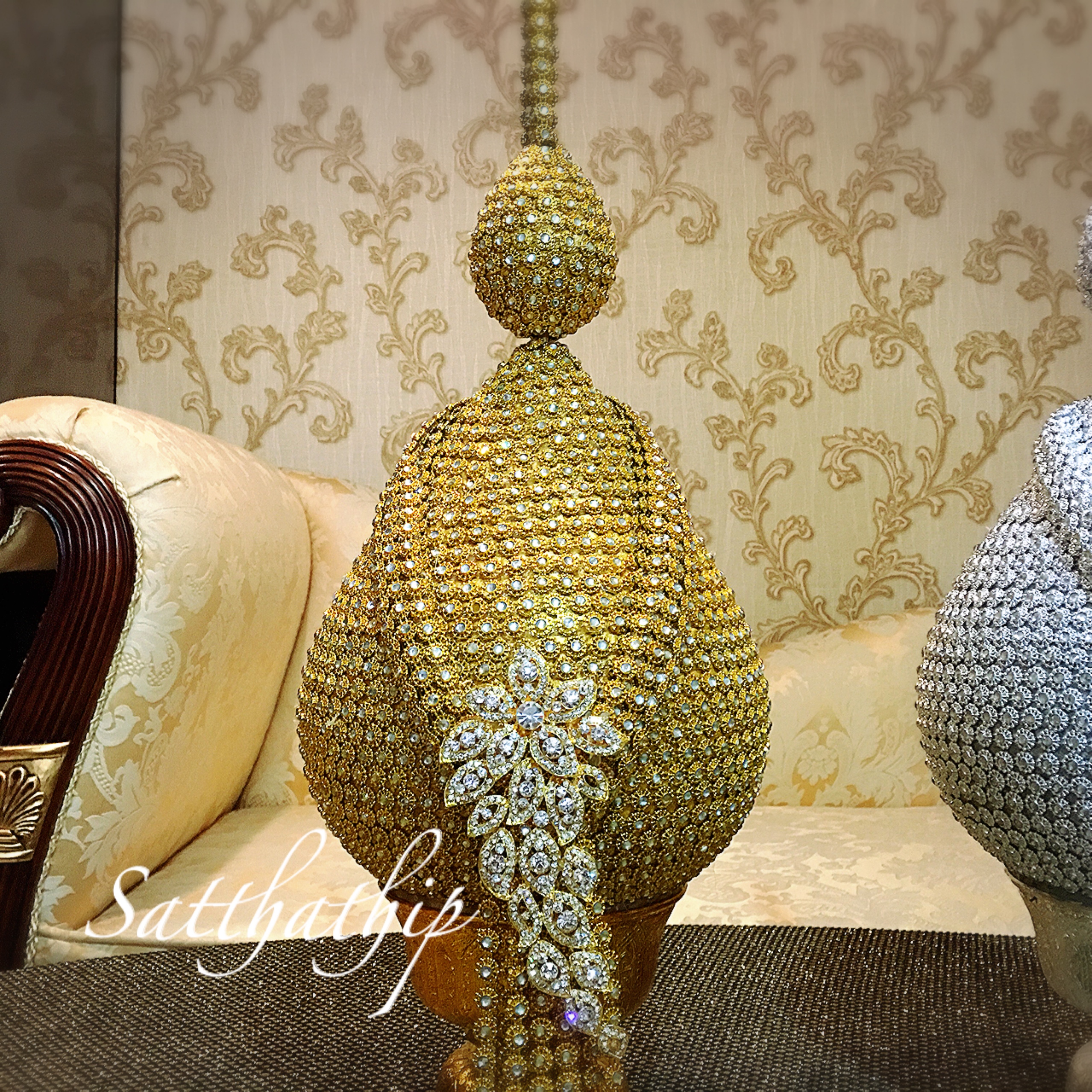 พานพุ่ม - พานพุ่มสักการะ - พานพุ่มเงินทอง - พานพุ่มนพเก้า - Phan bush