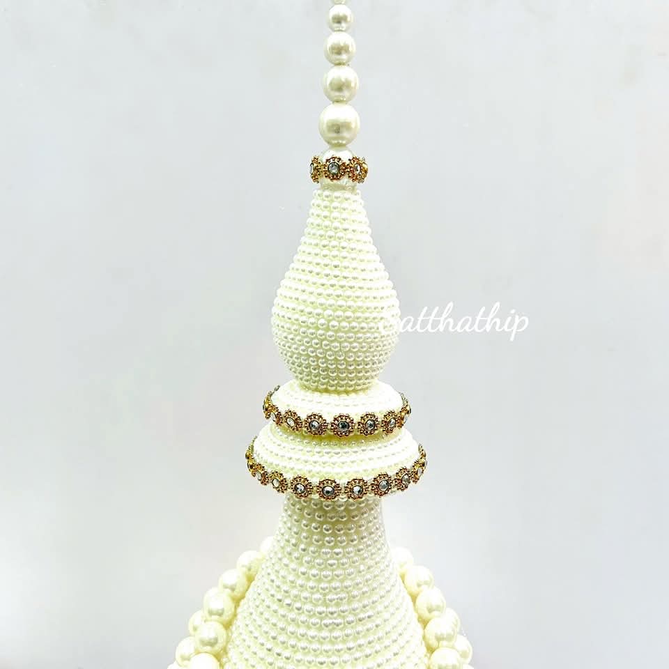 ชุดพานพุ่ม พร้อมพานเครื่องทองน้อย