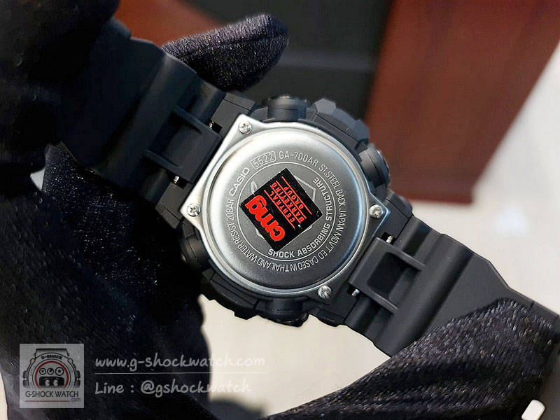 CASIO G-SHOCK นาฬิกาข้อมือ นาฬิกากันน้ำ นาฬิกาของแท้ ประกันศูนย์ CMG 1 ปี รุ่น GA-700AR-1A