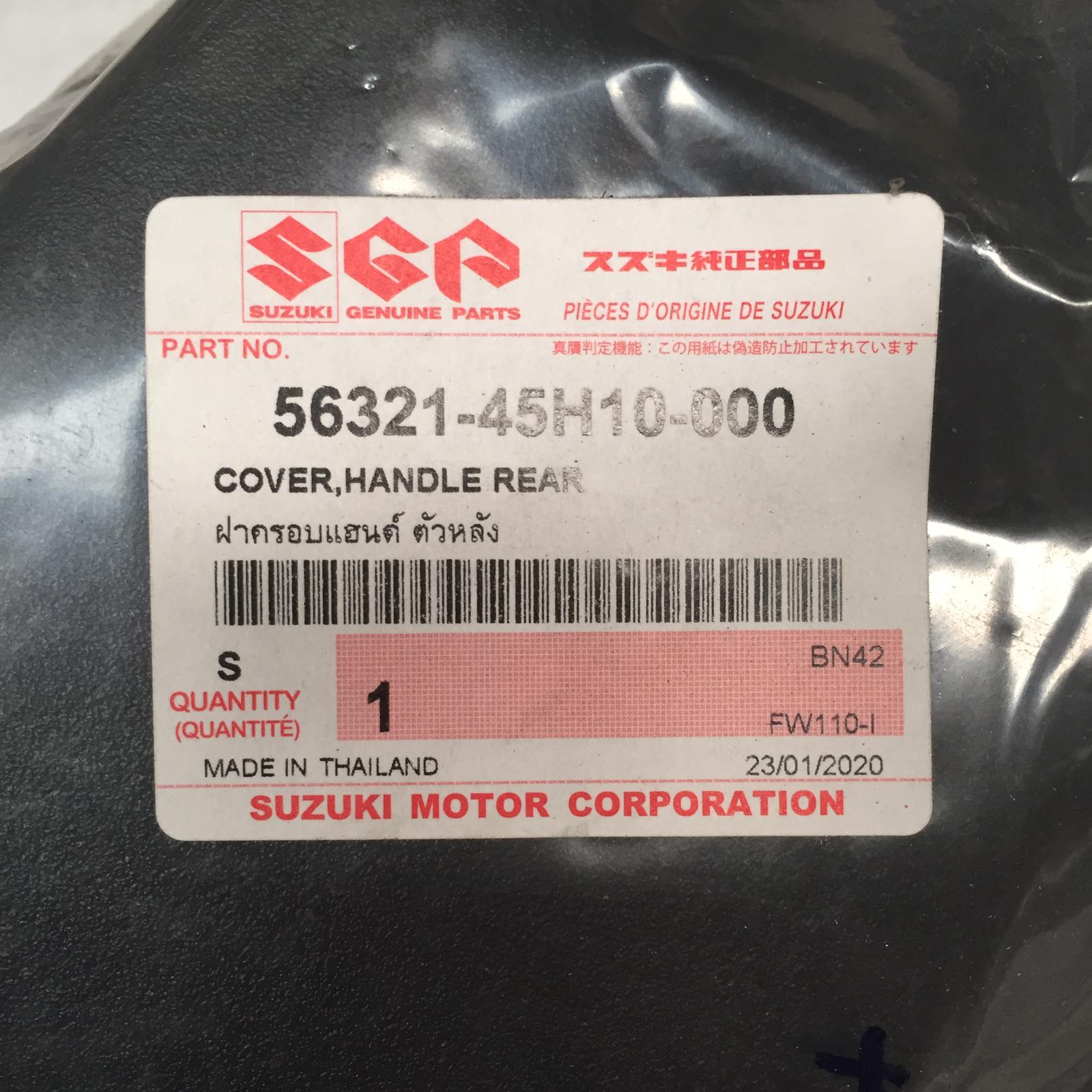 56321-45H10-000 ฝาครอบแฮนด์ ตัวหลัง สำหรับรุ่น SMASH อะไหล่แท้ SUZUKI