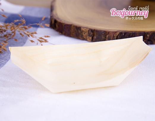 กระทงไม้ทรงเรือ 5 นิ้ว 50 ชิ้น (09-9113)