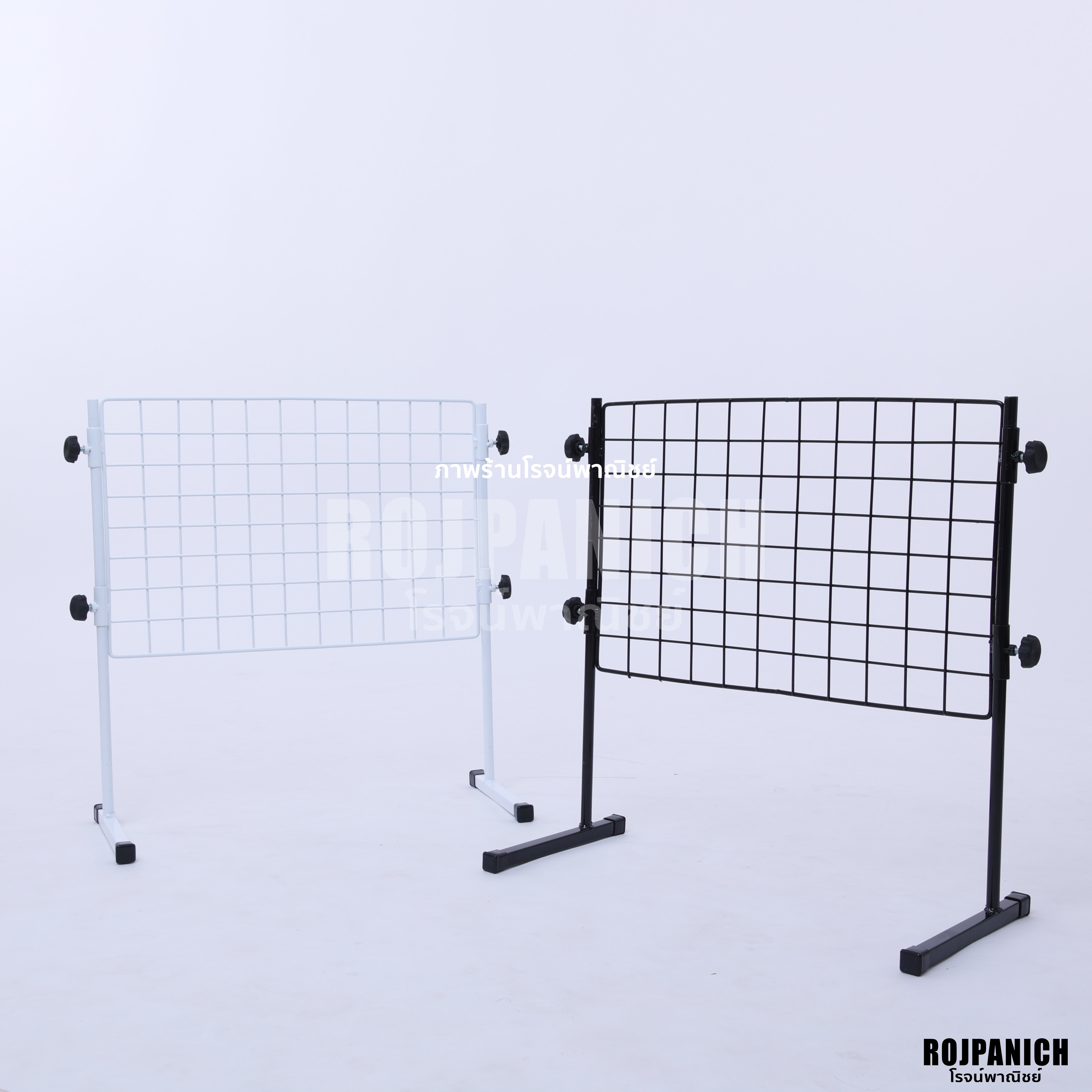 สแตนโชว์แนวนอน สีขาว-ดำ