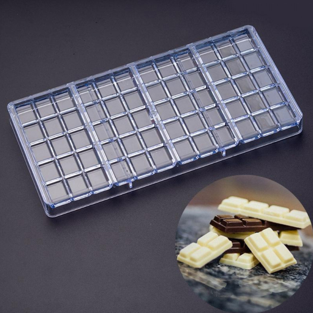พิมพ์ช็อคโกแลคสี่เหลี่ยม 60 ช่อง Chocolate Mold -Bar (11-6616)