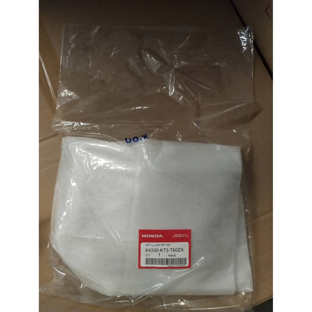 64330-K73-T60ZA ฝาครอบด้านหน้า (ตัวใน) (WL) รถทุกสี มีสติ๊กเกอร์ WAVE125i LED 2018-2021 อะไหล่แท้ HONDA