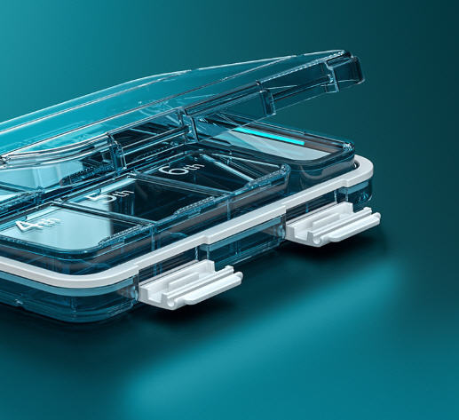 กล่องใส่ยา,กล่องยา,กล่องใส่ยา7วัน,กล่องใส่ยา7ช่อง,BPA FREE