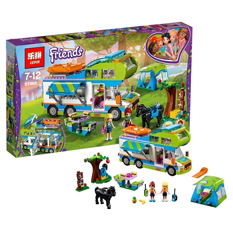 เลโก้จีน LEPIN.01062 ชุด Friends Mia's Camper Van