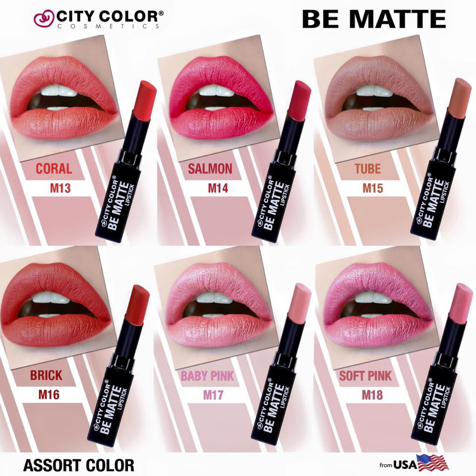 City Color Be Matte Lipstick