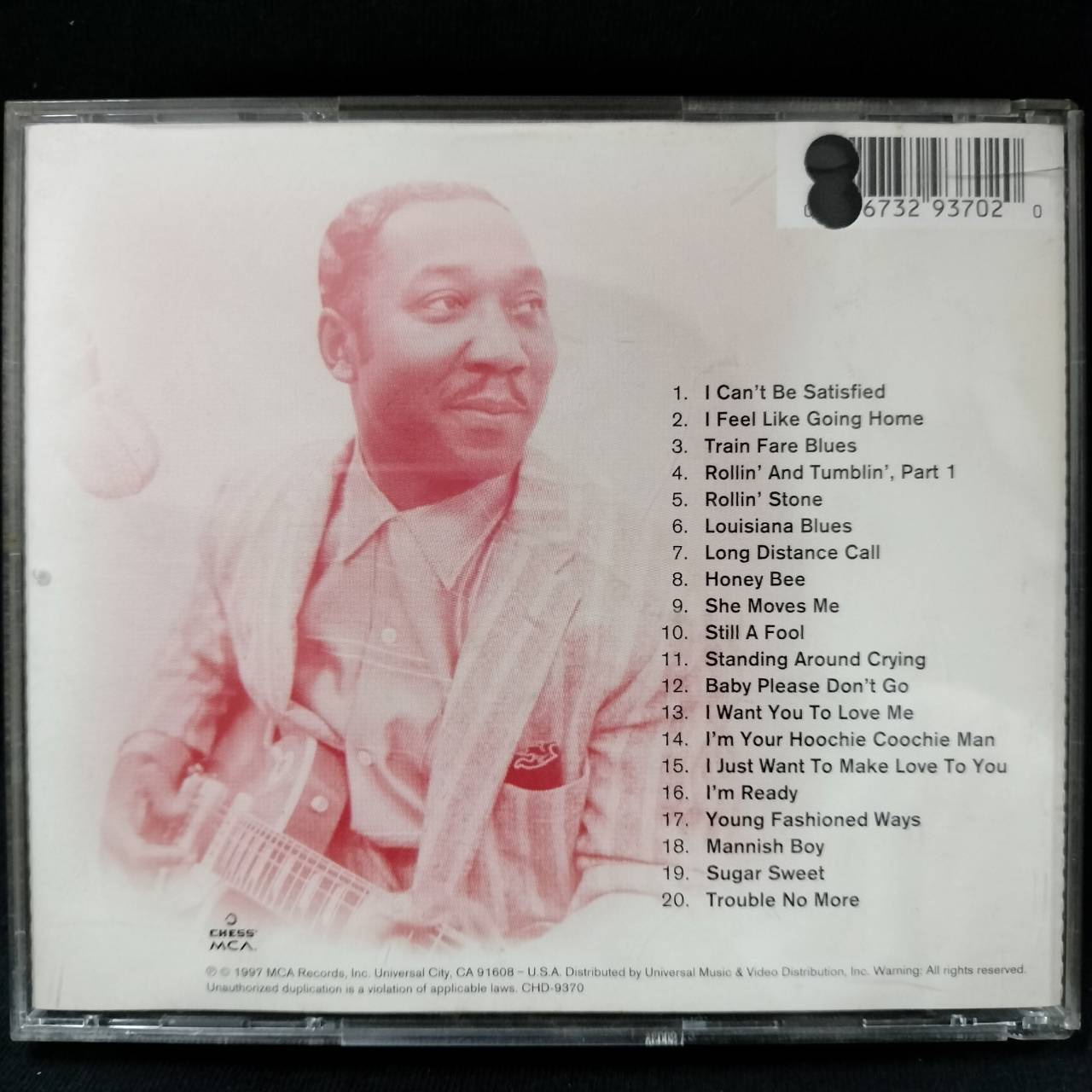 Muddy Waters – His Best 1947 To 1955 / USA / ปกเจาะ / แผ่นสวย