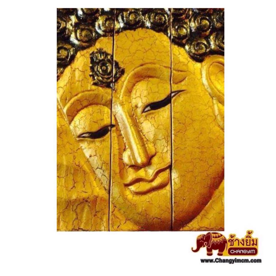 หน้าพระแกะสลัก ( แยก3ชิ้น )