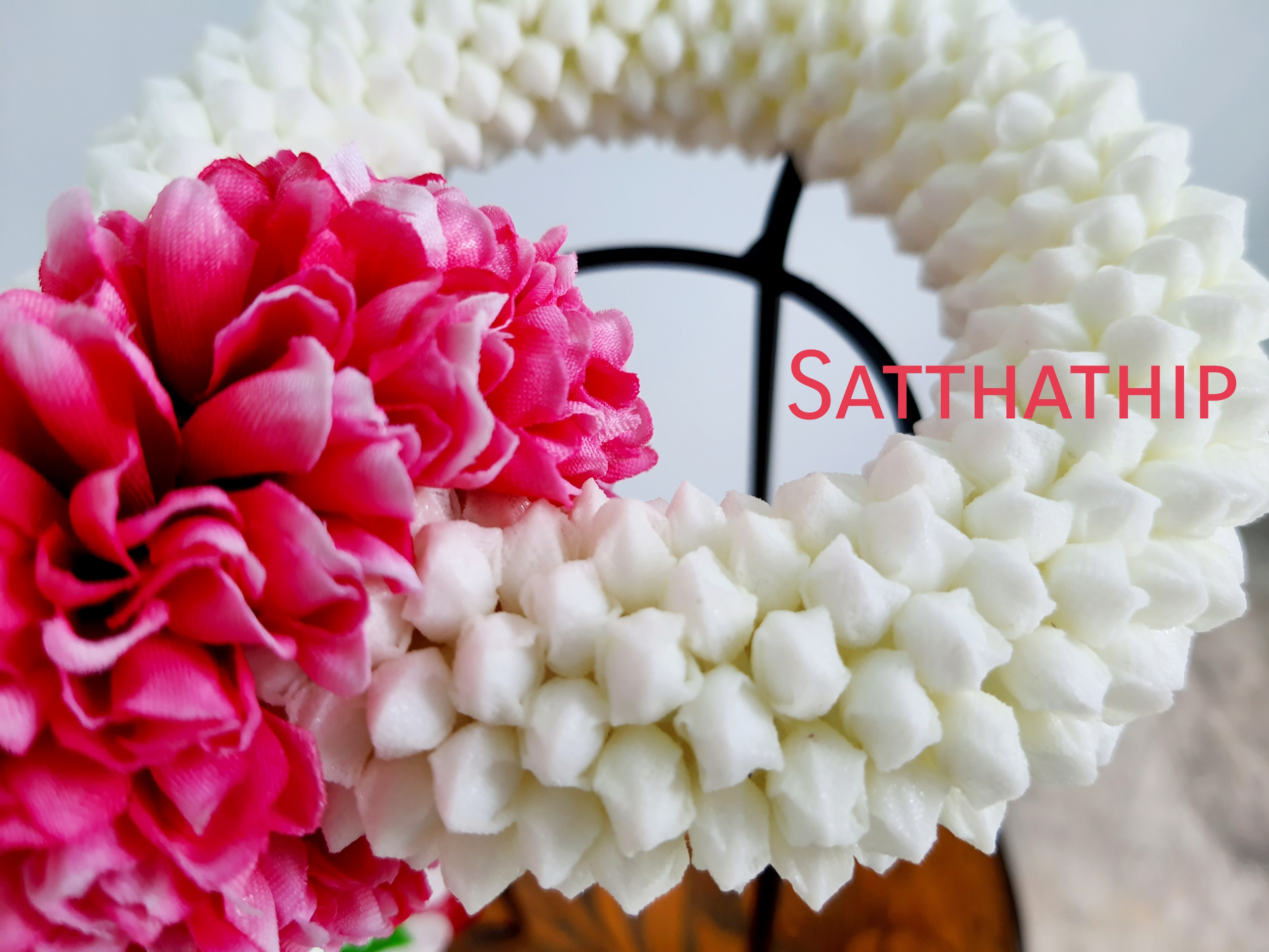 พวงมาลัยดอกพุดประดิษฐ์ - พวงมาลัยประดิษฐ์ - Artificial Garland