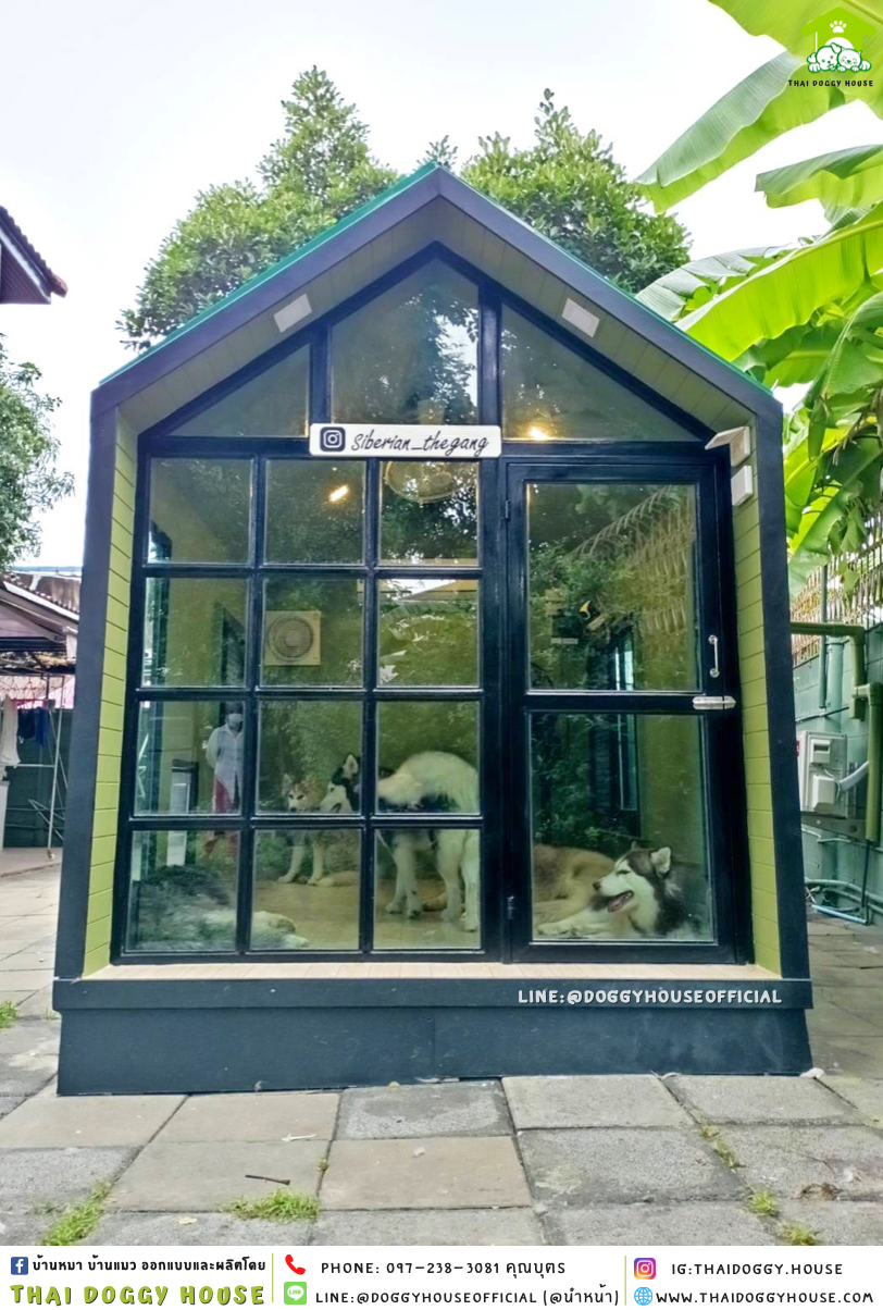 บ้านหมา รองรับการติดแอร์ แบบบ้าน 𝑵𝒐𝒓𝒅𝒊𝒄 𝒔𝒕𝒚𝒍𝒆